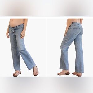 Angel Maternity Wide Leg Jeans